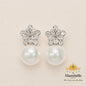 Manshélle Celeste Bloom Pearl Drop Earrings
