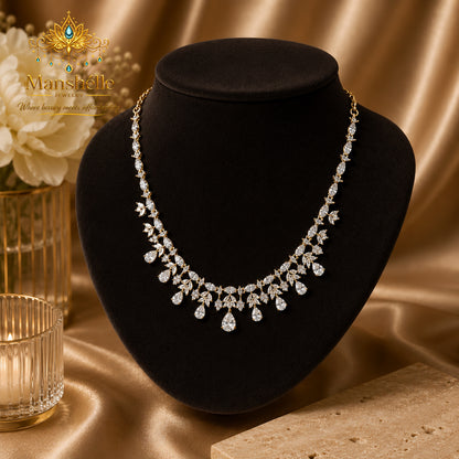Manshélle Celestia American Diamond Jewelry Set