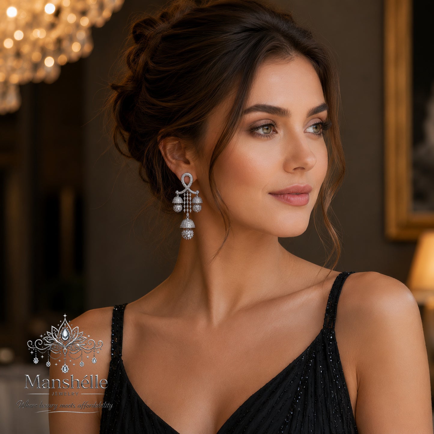 Celestia Luxe Chandelier Earrings