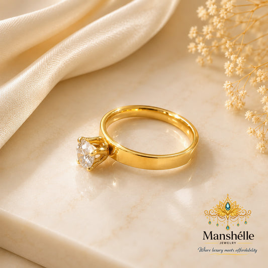 Manshélle Celeste Solitaire Ring
