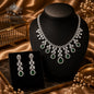 Manshélle Emerald Royale American Diamond Jewelry Set