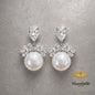 Manshélle Celestia Pearl Drop Earrings