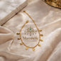 Manshélle - Golden Leaf Charm Bracelet