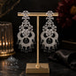 Midnight Royale Crystal Chandelier Earrings