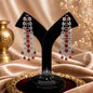 Ruby Royale Crystal Chandelier Earrings