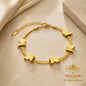 Manshélle Golden Flutter Butterfly Charm Bracelet
