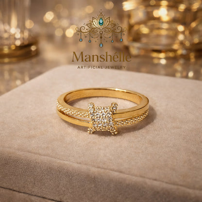 Manshélle - Royal Sparkle Bangle & Ring Set