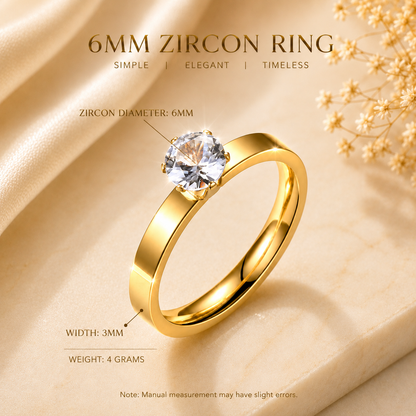 Manshélle Celeste Solitaire Ring