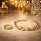Manshélle Celestia Twist Bangle & Ring Set