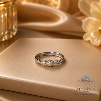 Manshélle Celestia Sparkle Bangle & Ring Set