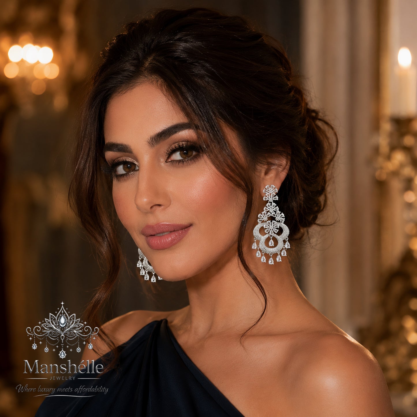 Celestia Royale Crystal Chandelier Earrings