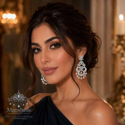 Celestia Royale Crystal Chandelier Earrings