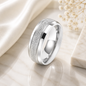 Manshélle Celestia Silver Band Ring