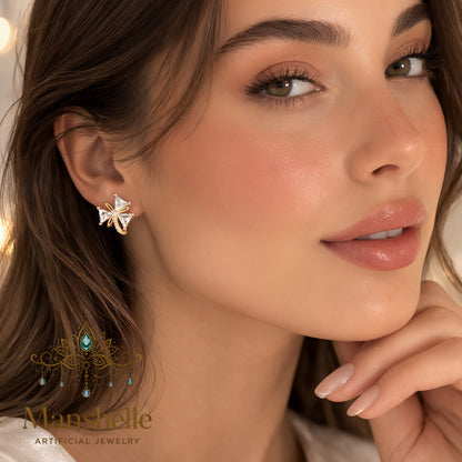 Manshélle - Aurora Prism Crystal Earrings