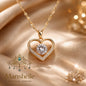 Manshélle - Aurelia Heart Halo Pendant Necklace