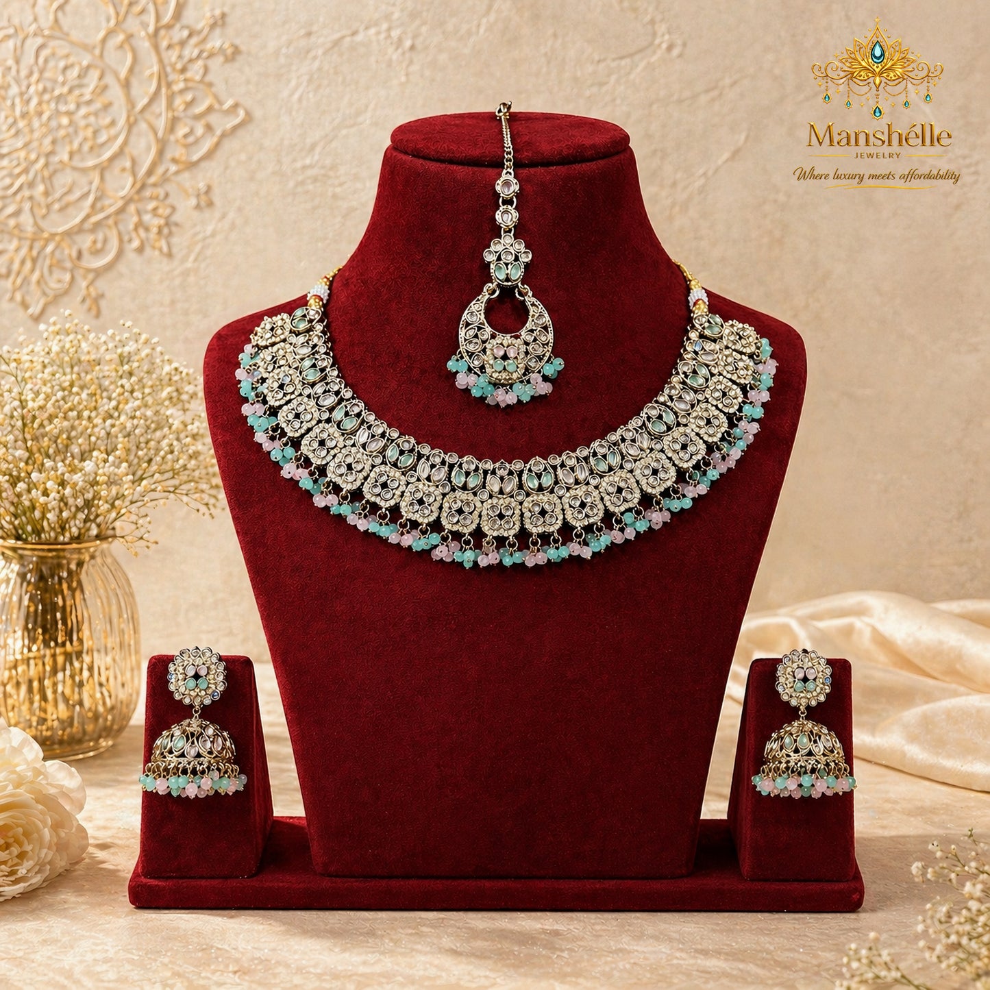 Manshélle Celestia Pastel Royale Jewelry Set