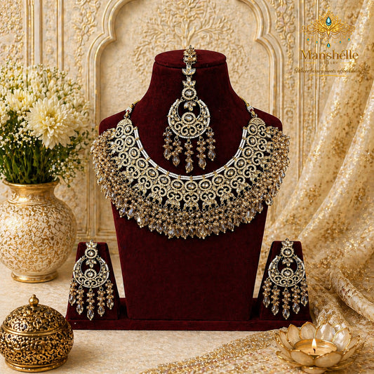Manshélle Royal Noor Bridal Statement Jewelry Set