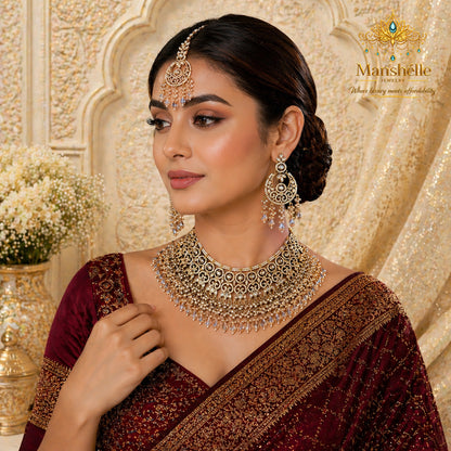 Manshélle Royal Noor Bridal Statement Jewelry Set