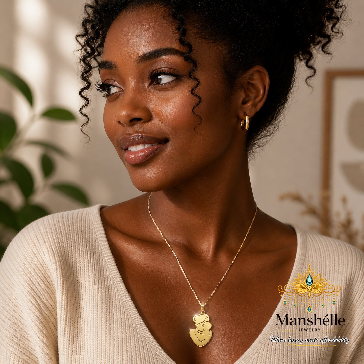 Manshélle Eternal Mother’s Love Pendant Necklace