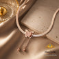 Manshélle Butterfly Glow Rose Gold Necklace