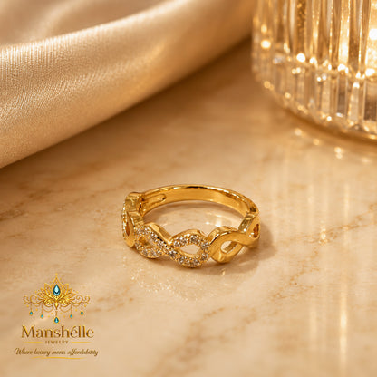 Manshélle Infinity Glow Bangle & Ring Set