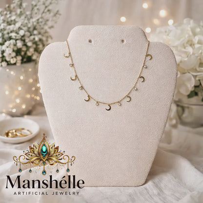Manshélle - Celeste Luna Charm Necklace